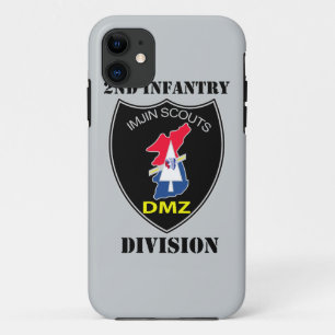 2e infanteriedivisie - Imjin-sokken met tekst Case-Mate iPhone Case