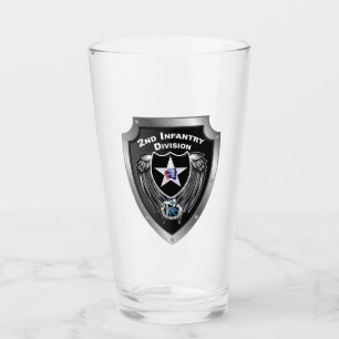 2e Infanteriedivisie “Indianhead Div Glass Cup Glas