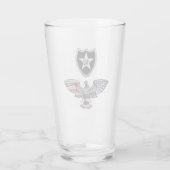 2e Infanteriedivisie "Indianhead Div Glass Cup Glas (Achterkant)