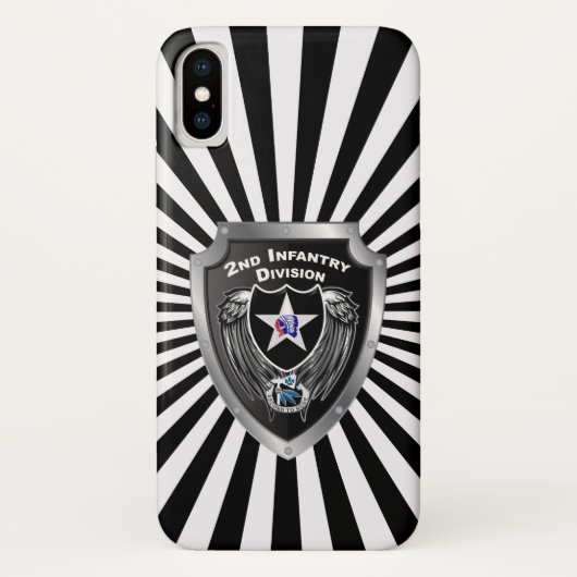 2e Infanteriedivisie “Indianhead Divisie” Case-Mate iPhone Case (Achterkant)