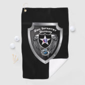 2e Infanteriedivisie Indianhead Divisie Golfhanddoek (Insitu)