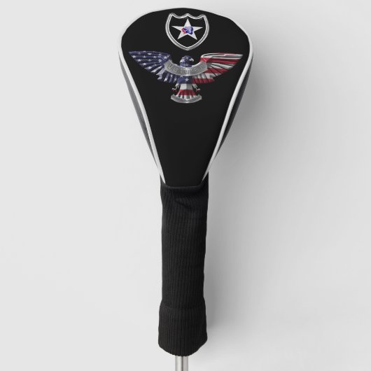 2e Infanteriedivisie “Indianhead Division” Golfheadcover (Voorkant)