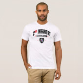 2e Infanteriedivisie "Indianhead" in nood T-shirt (Voorkant volledig)