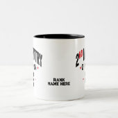 2e Infanteriedivisie "Indianhead" in nood Tweekleurige Koffiemok (Center)