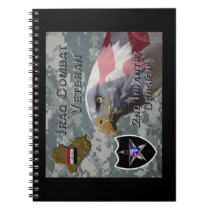 2e Infanteriedivisie Irak Oorlogsveteraan Notitieboek