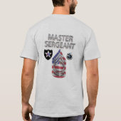 2e Infanteriedivisie Master Sergeant T-shirt (Achterkant)
