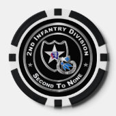 2e infanteriedivisie poker chips (Voorkant)