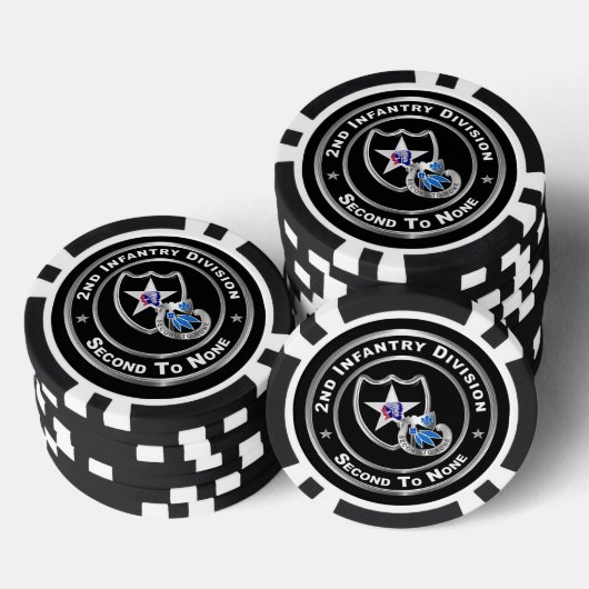 2e infanteriedivisie poker chips (Opstapeling)