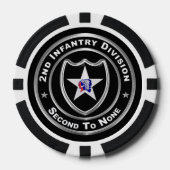 2e infanteriedivisie poker chips (Voorkant)