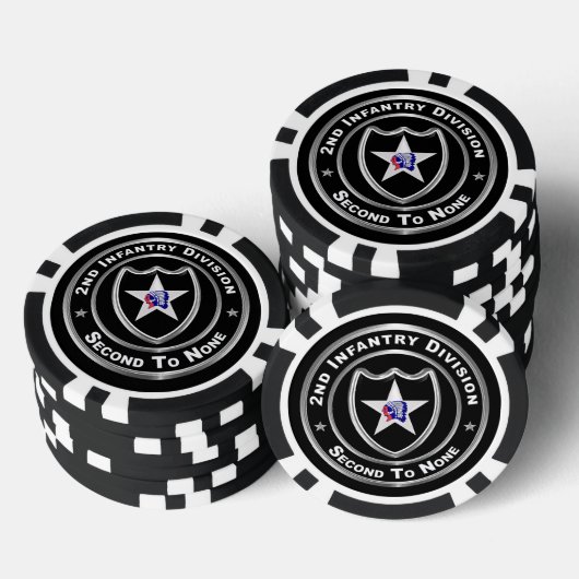 2e infanteriedivisie poker chips (Opstapeling)