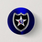 2e infanteriedivisie ronde button 3,2 cm (Voorkant)