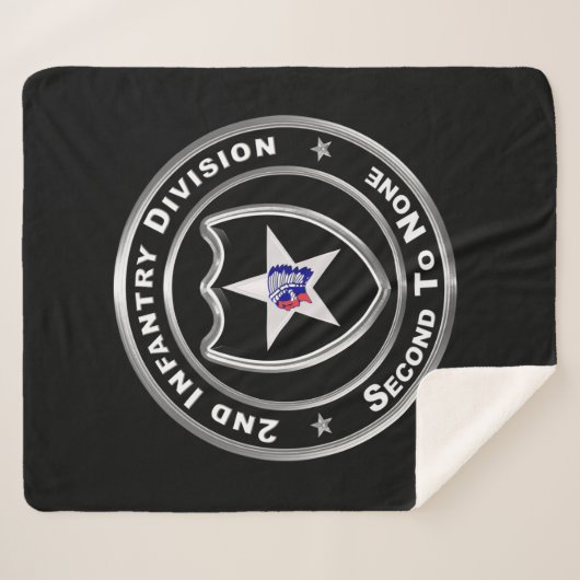 2e infanteriedivisie sherpa deken (Voorkant (horizontaal))