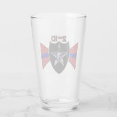 2e Infanteriedivisie Speciaal Ontwerp Glazen Kopje (Achterkant)