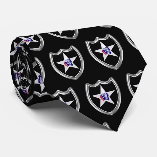 2e infanteriedivisie stropdas (Opgerold)