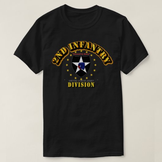 2e Infanteriedivisie Tweede bij Geen V2 T-shirt (Design voorkant)