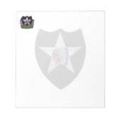 2e infanteriedivisie veteranen Notitieblok (Voorkant)