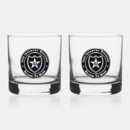 2e infanteriedivisie whisky glas