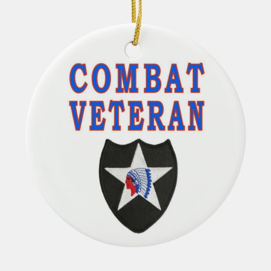 2e INFANTRY DIVISION Keramisch Ornament (Voorkant)