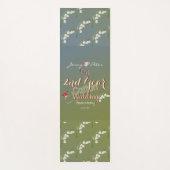 2e jaar Jubileum katoenbruiloft Yoga Mat (Voorkant)