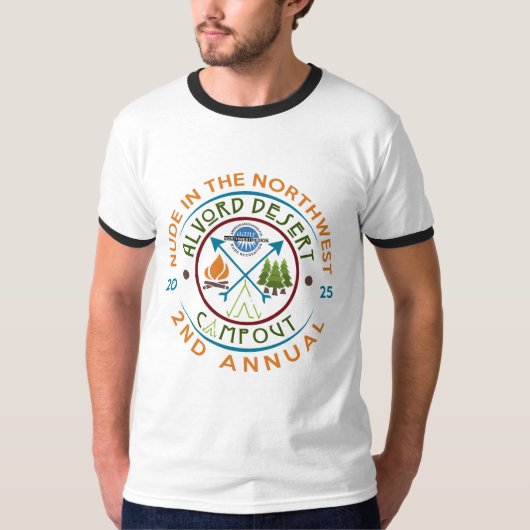 2e jaarlijkse Alvord Desert mannen t-shirt (Voorkant)