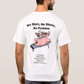 2e jaarlijkse geelsteen ronddraairoast t-shirt (Achterkant)