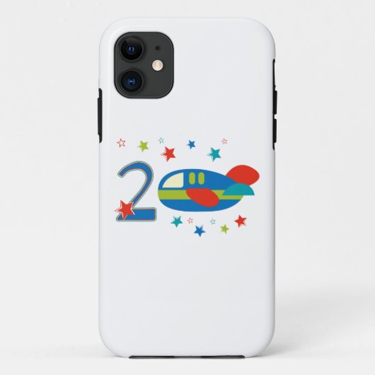 2e jaarvliegtuig Case-Mate iPhone case (Achterkant)