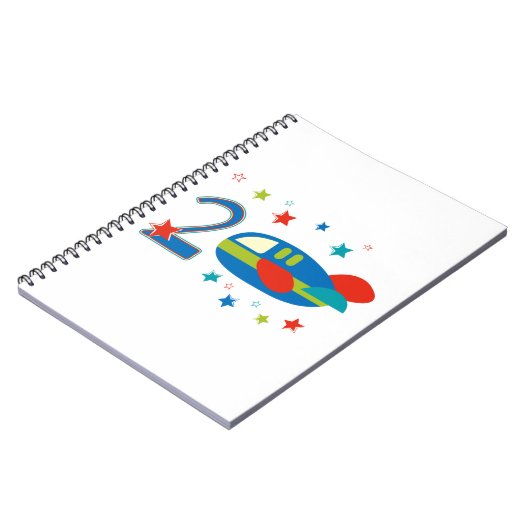 2e jaarvliegtuig notitieboek (Linkerzijde)