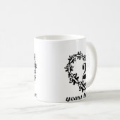 2e Jubileum 2 jaar samen Mok hartcadeau (Voorkant rechts)