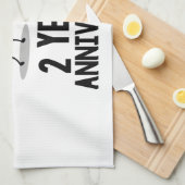 2e Jubileum 2 jaar Theedoek (Quarter Fold)