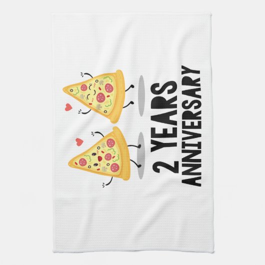 2e Jubileum 2 jaar Theedoek (Verticaal)