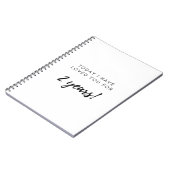 2e Jubileum Cadeau voor Boyvriend Vriendin Notitieboek (Linkerzijde)