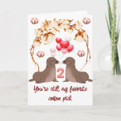 2e Jubileum Kaart voor Man – Funny Cotton (Voorkant)