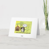 2e Jubileum vrouw Kaart (Achterkant)