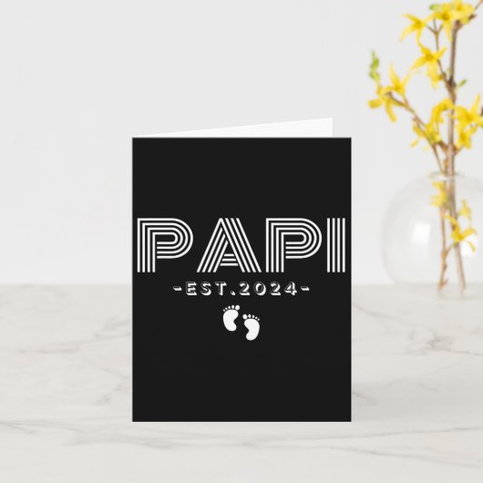 2e keer Papi Est 2024 Bevorderd tot Papi Nieuwe Va Kaart (Gele Bloem)