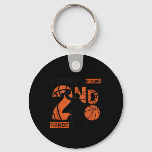 2e klas basketbal terug naar school dunking my way sleutelhanger