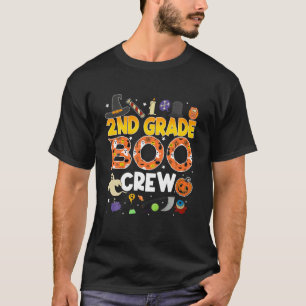 2e klas boo crew tweede klas halloween student t-shirt