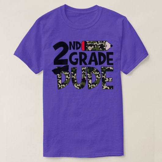 2e klas dude school t-shirt (Design voorkant)