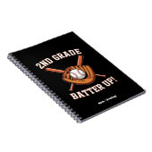 2e klas eerste dag Batter Up honkbal school Notitieboek (Rechterzijde)