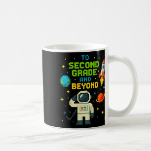 2e klas en verder astronaut ruimte jongens gamer T Koffiemok