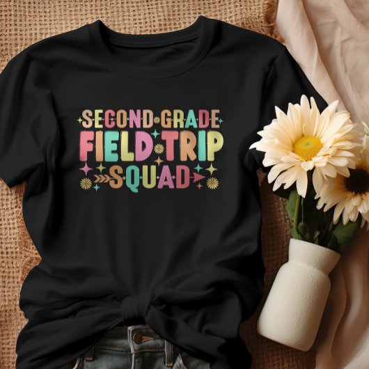 2e klas Field Trip Squad Matching Leraar T-shirt