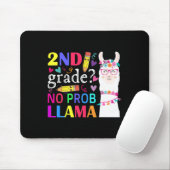 2e klas geen probleem-llama leraar student eerste muismat (Met muis)