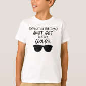 2e klas gewoon weer naar school t-shirt (Voorkant)