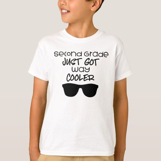 2e klas gewoon weer naar school t-shirt (Voorkant)
