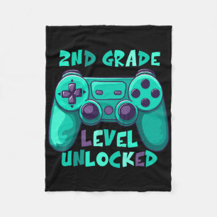 2e klas jongens gamer niveau ck naar school eerste fleece deken