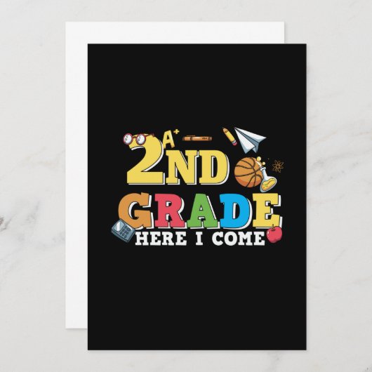 2e klas leraar 2e klas hier kom ik kaart (Voorkant / Achterkant)