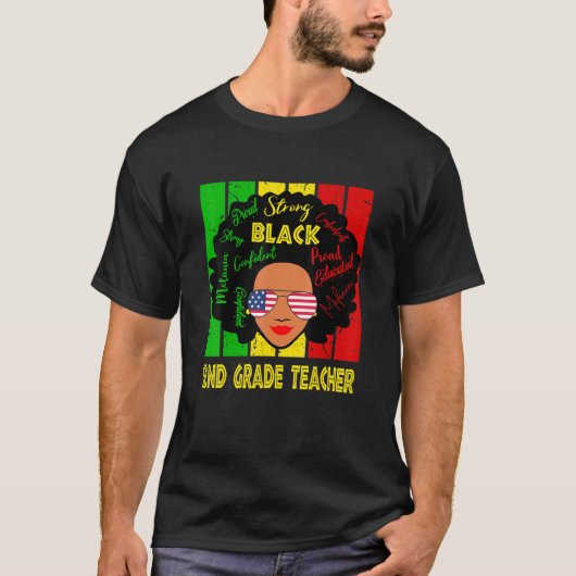 2e klas leraar Juneteenth is Mijn Onafhankelijkhei T-shirt (Voorkant)