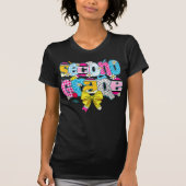 2e klas leraar potlood Coquette strik T-shirt (Voorkant)