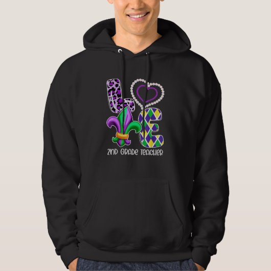 2e klas leraar speldenluipkostuum hoodie (Voorkant)