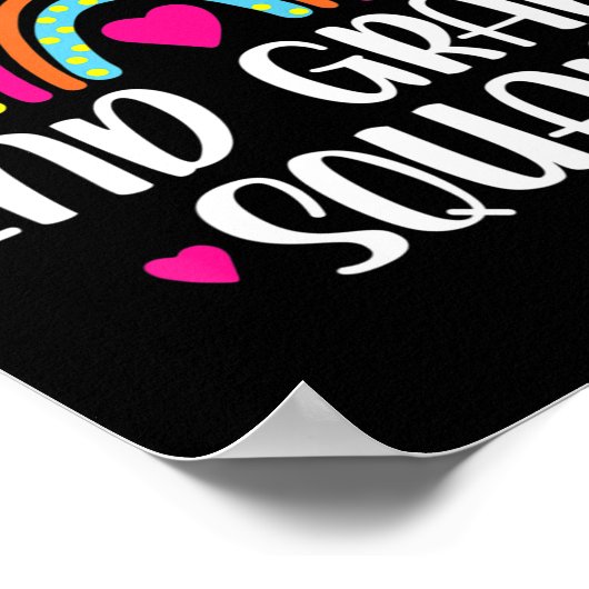 2e klas leraar vlinderboog poster (Hoek)