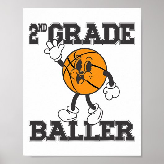 2e klas LLER Sketll CK naar school - Kinder Sport Poster (Voorkant)